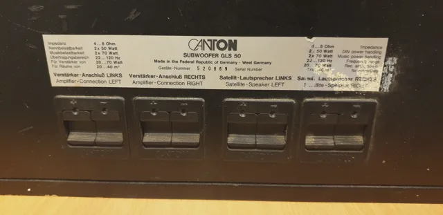 CANTON GLS 50
